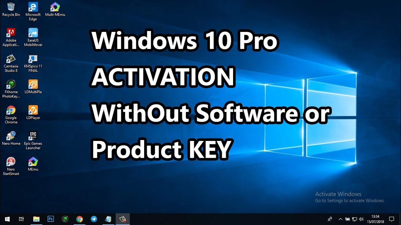 find activation key windows 10 pro